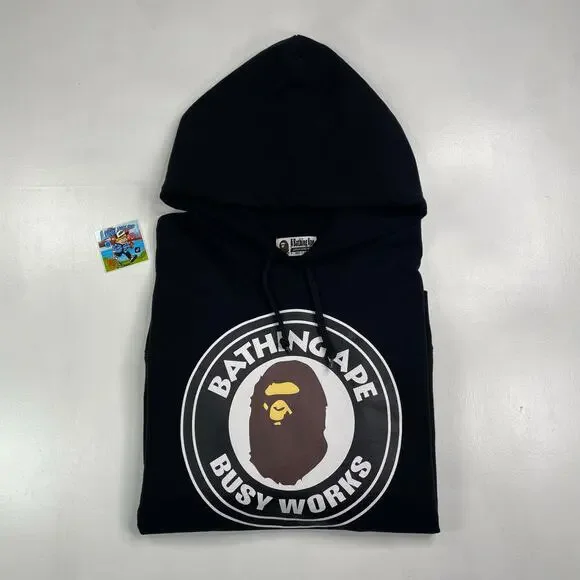 BAPE Busy Works Hoodie - Size XL